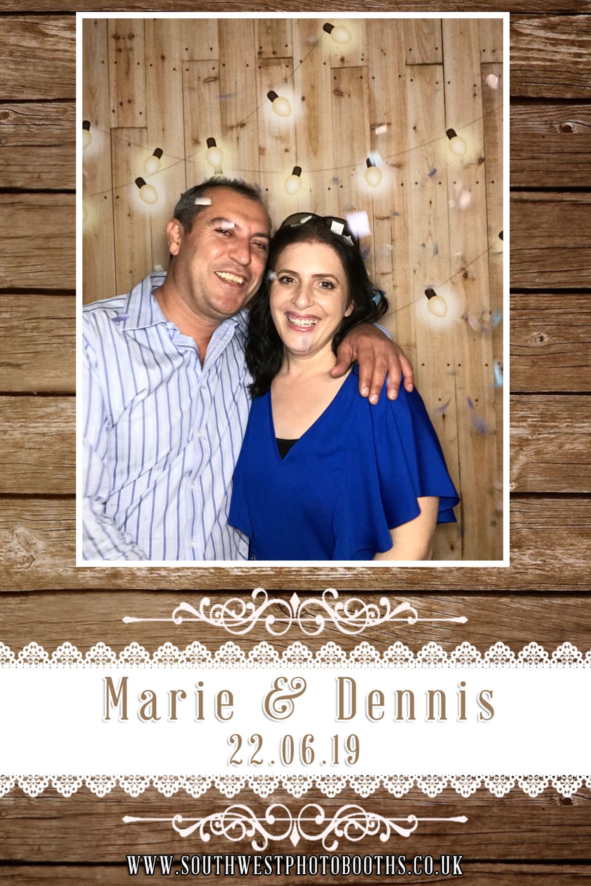 Marie and Dennis | View more photos from the event at gallery.southwestphotobooths.co.uk/u/SWPB/Marie-and-Dennis